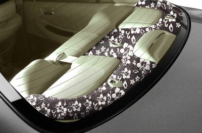 Designer Velour Rear Deck Cover for  Toyota Van 