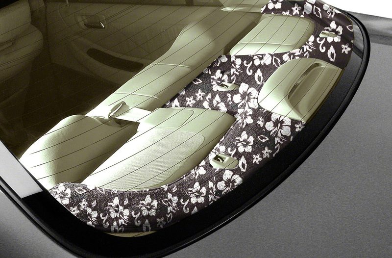 Mercury Capri  Designer Velour Rear Deck Cover