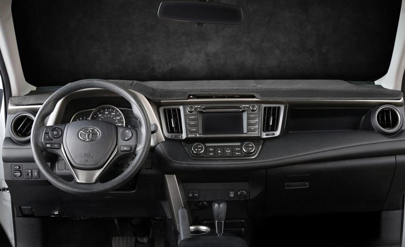 RAV4 custom dash cover black