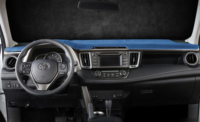 RAV4 custom dash cover dark blue