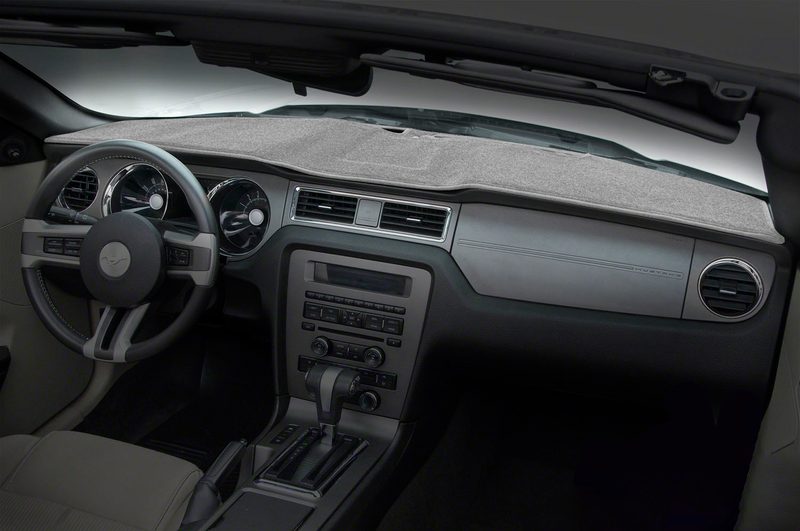 Custom fit dash cover in gray
