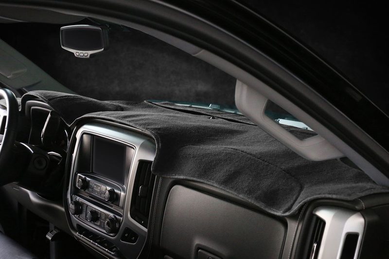 Custom fit GMC dash cover black