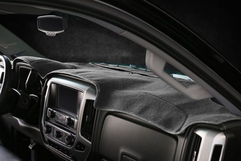 Custom fit GMC dash cover charcoal