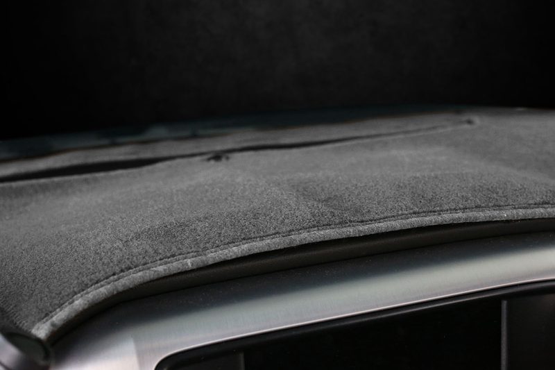 Custom dash cover edging charcoal