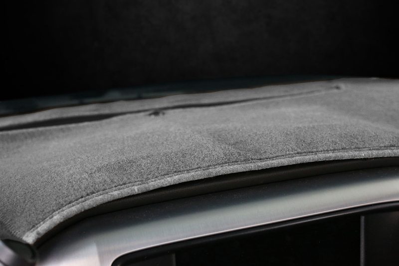 Custom dash cover edging gray