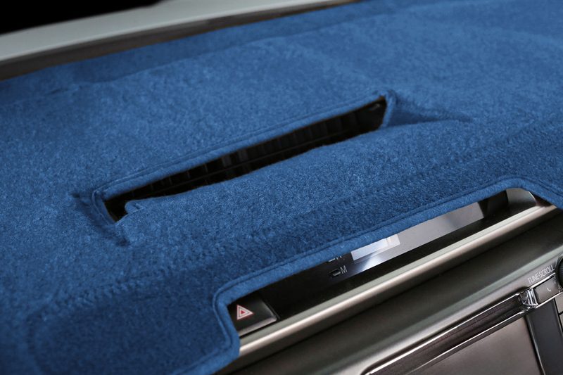 Custom fit dash cover for RAV4 dark blue