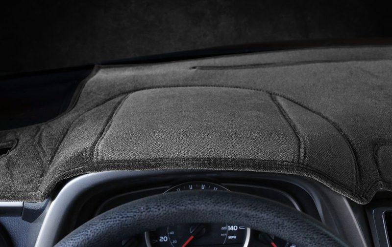 Custom fit RAV4 velour dash cover in black