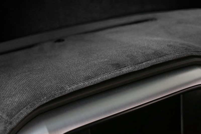 GMC Sierra velour dash cover in black