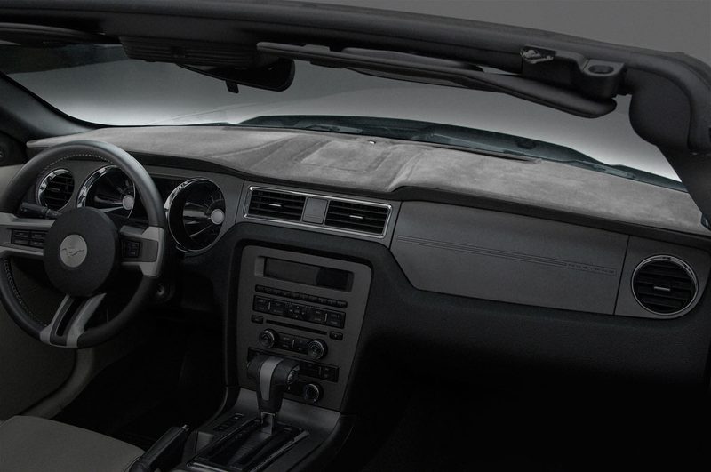 Ford Mustang dash cover in gray