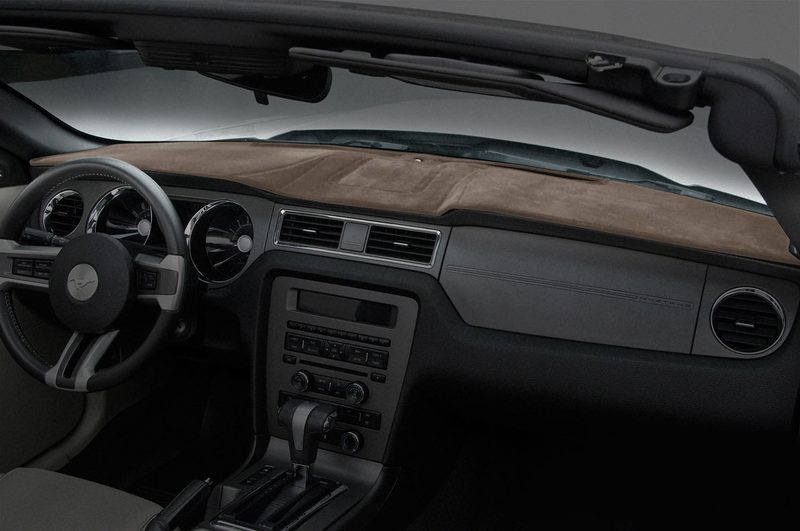 Ford Mustang dash cover in taupe