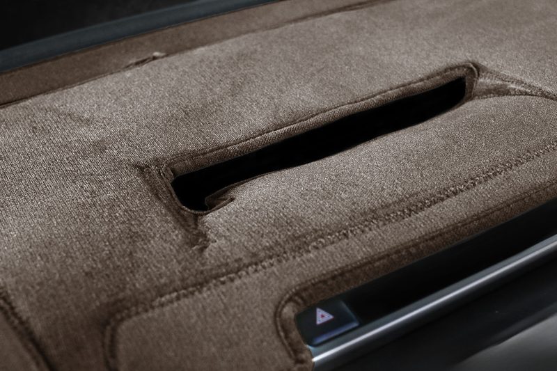 RAV4 dash cover cutouts velour in oak