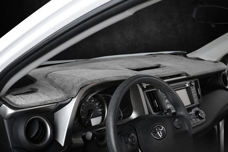 RAV4 velour dash cover in charcoal