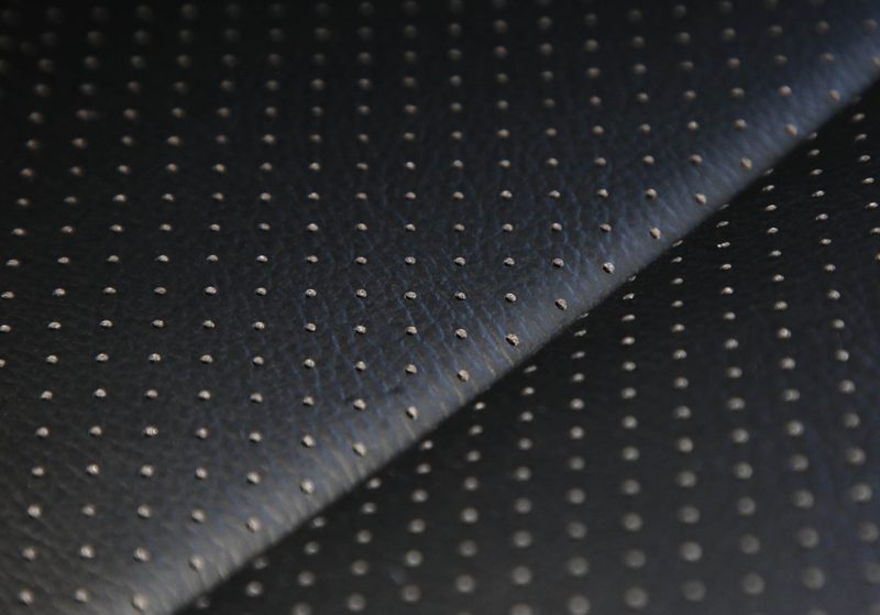 Perforated Leather custom seat cover fabric