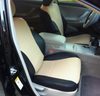 Custom seat cover in Leatherette fabric (customer photo)