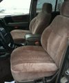 Custom seat cover in Velour fabric (customer photo)
