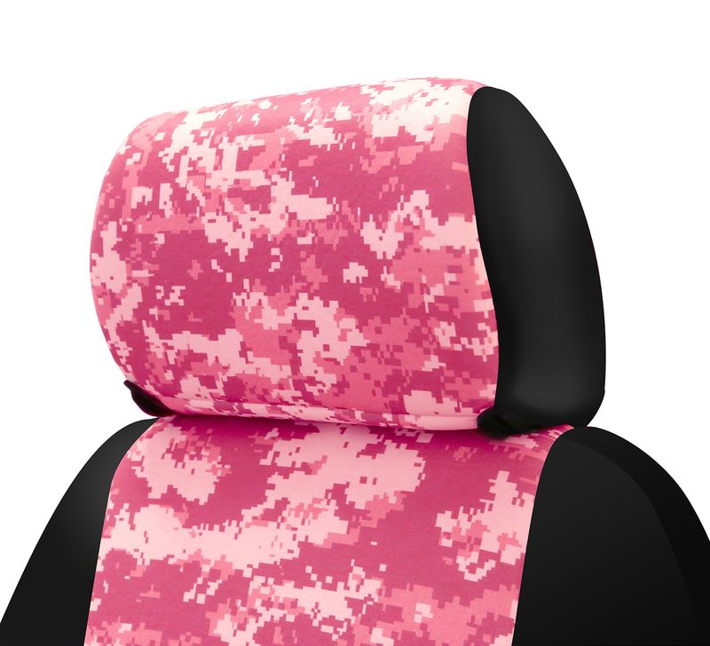 Digital Camo Pink headrest cover