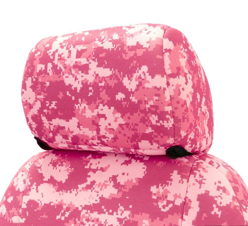 Digital Camo Pink headrest cover