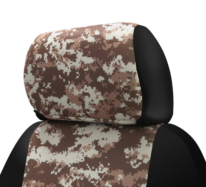 Digital Camo Sand headrest cover