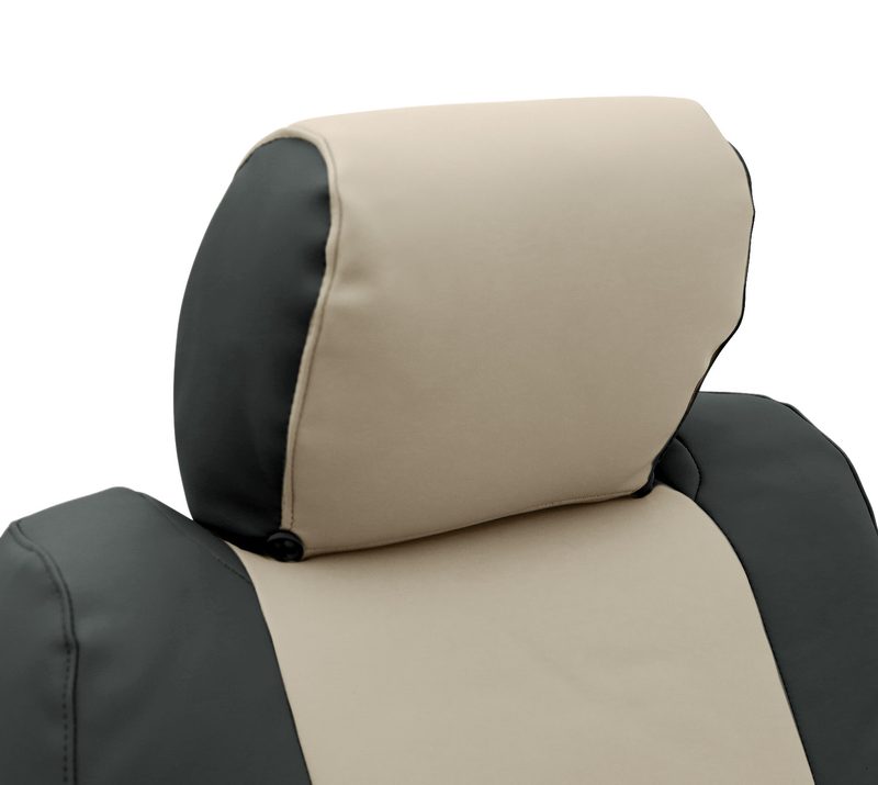 Leatherette headrest cover