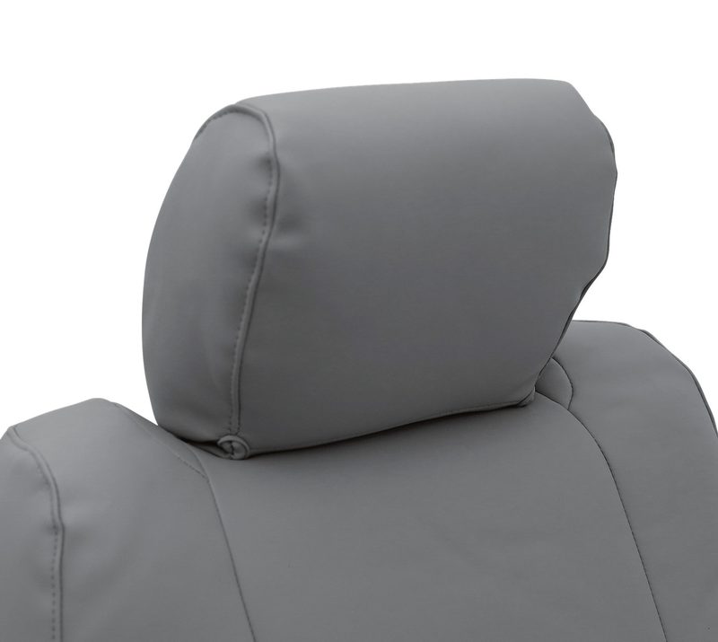 Leatherette headrest cover