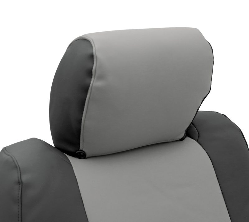 Leatherette headrest cover