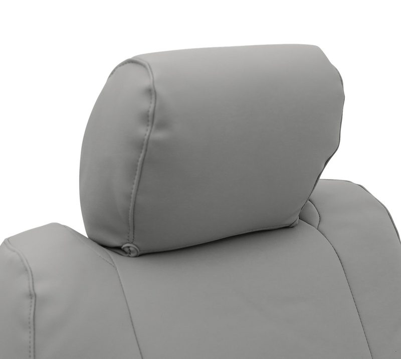 Leatherette headrest cover