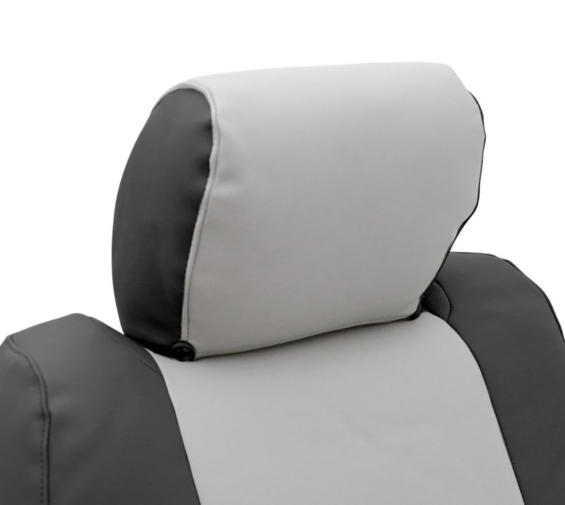 Leatherette headrest cover