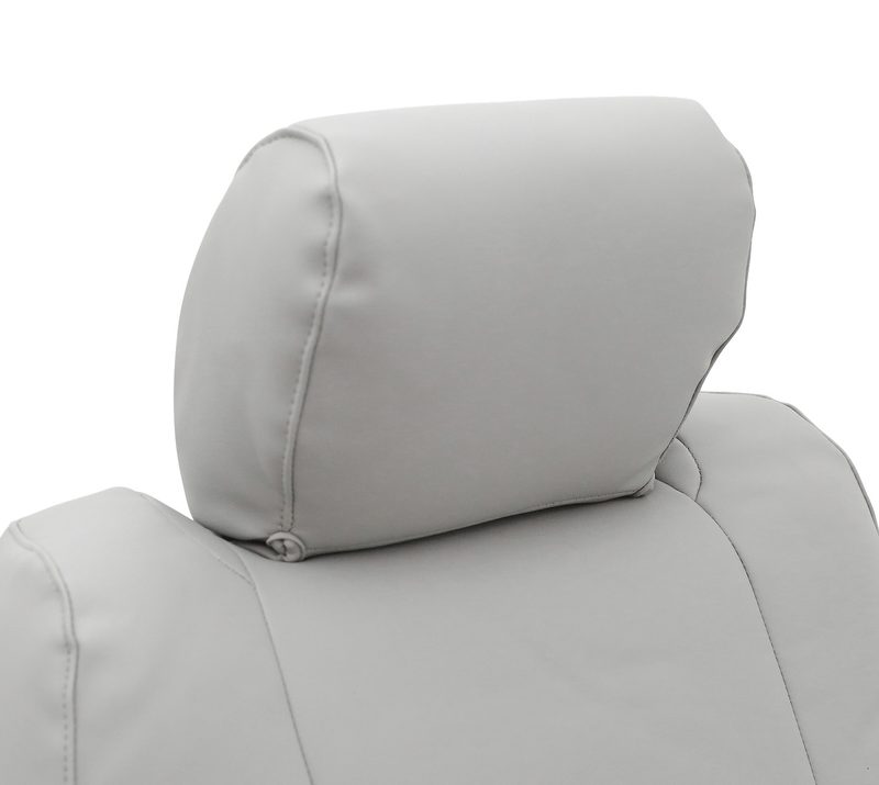 Leatherette headrest cover