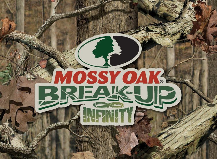 Mossy Oak Break-Up Infinity logo background