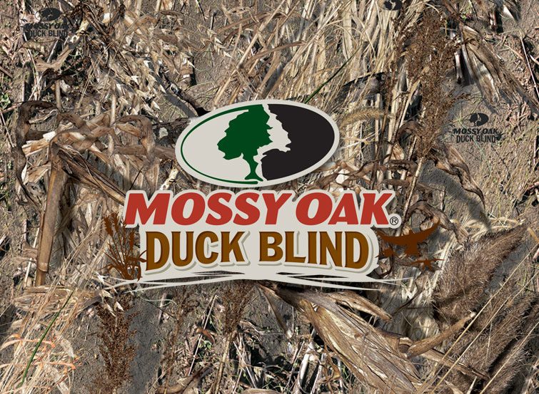 Mossy Oak Duck Blind logo background