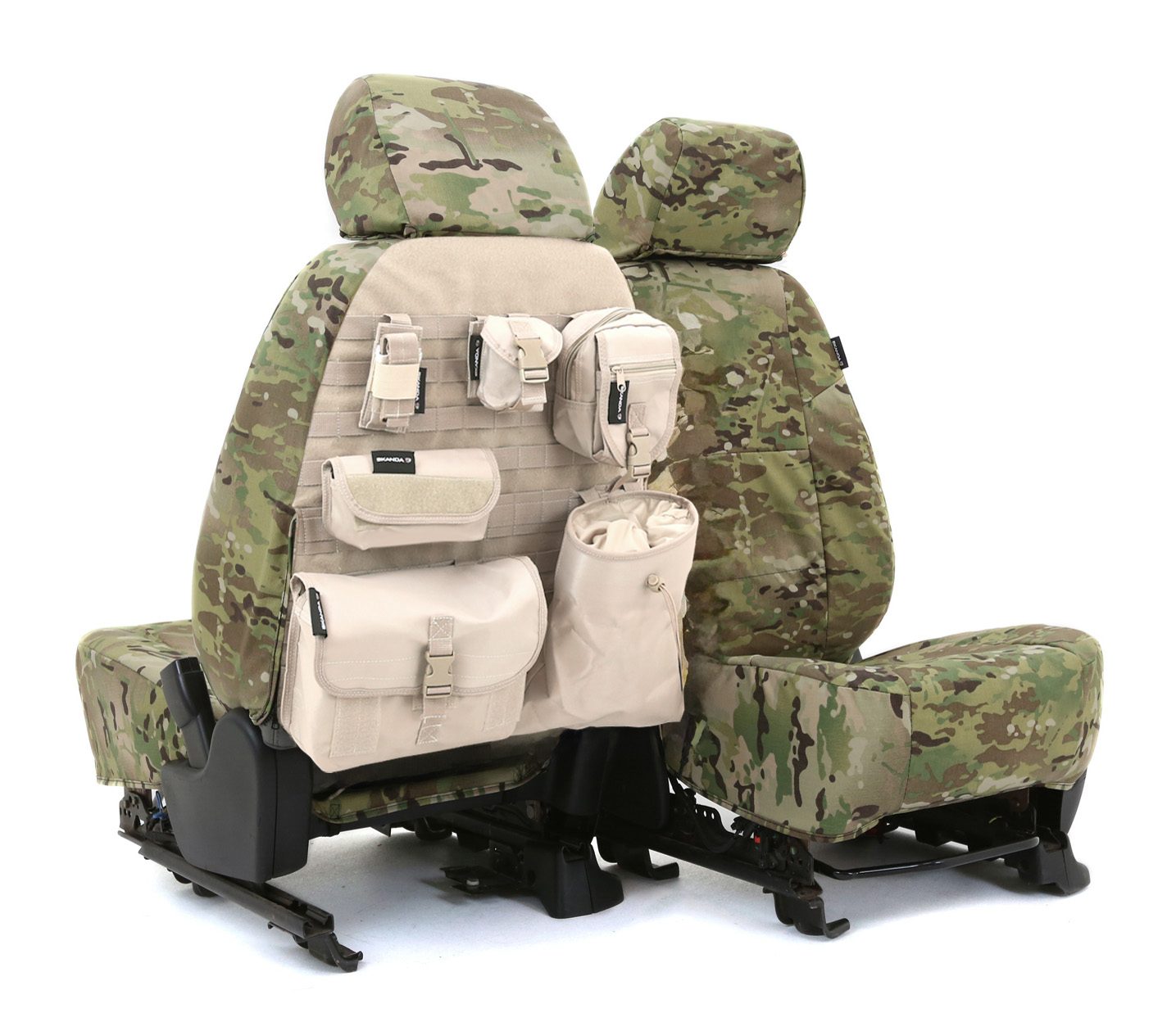 Multicam Ballistic Tactical Seat Covers for 2025 Ford F-150 Lightning 