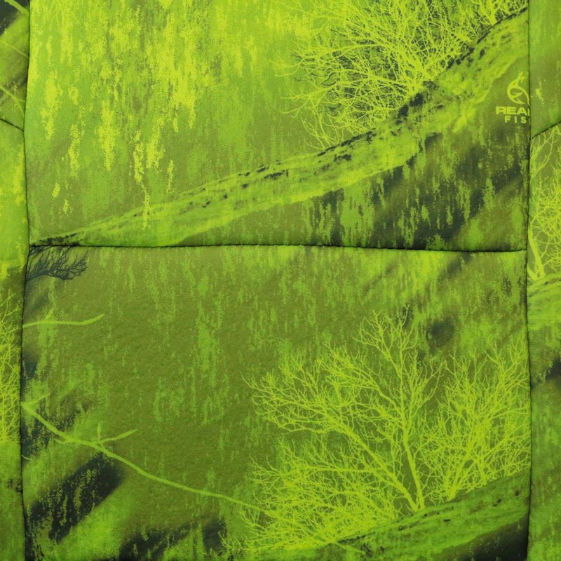 Realtree Fishing Dark Lime fabric close-up