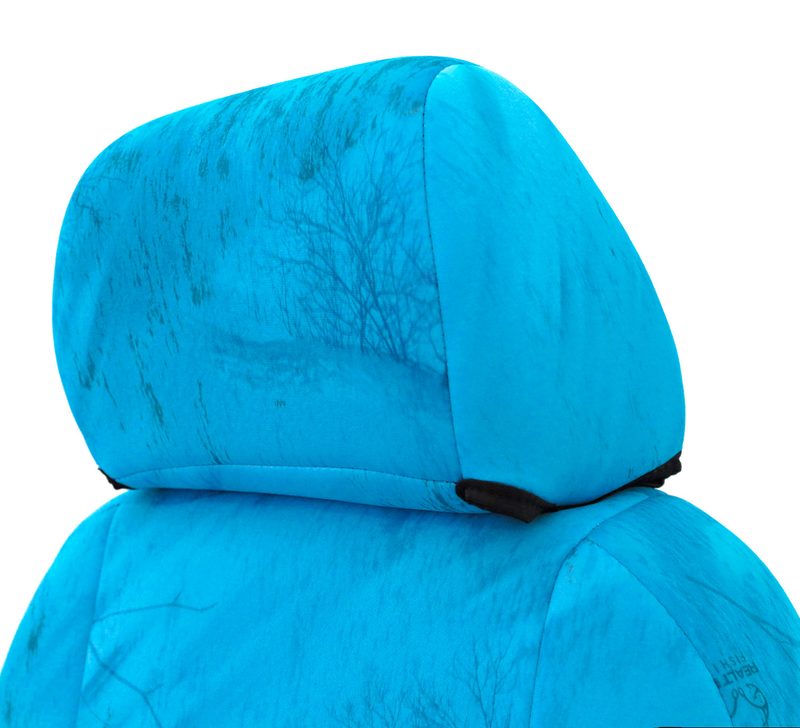 Realtree Fishing Light Blue headrest cover