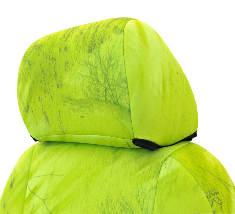 Realtree Fishing Light Lime headrest cover