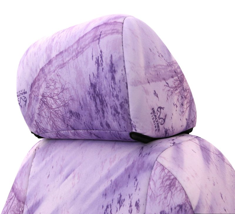 Realtree Fishing Light Purple headrest cover