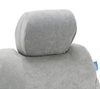 Suede headrest cover
