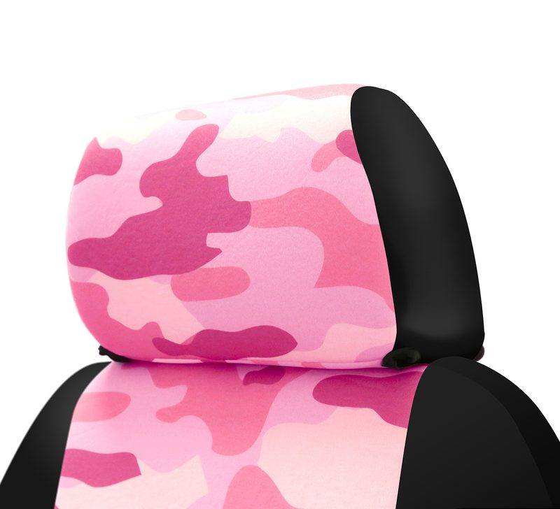 Traditional Camo Pink headrest cover