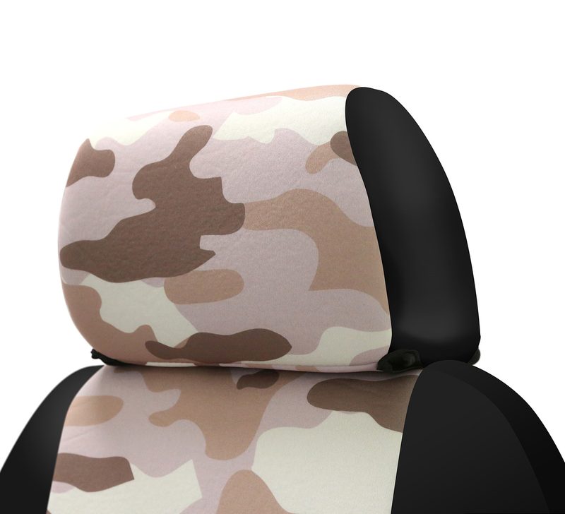 Traditional Camo Sand headrest cover