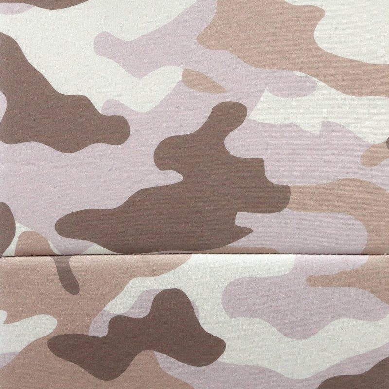 Traditional Camo Sand fabric close-up