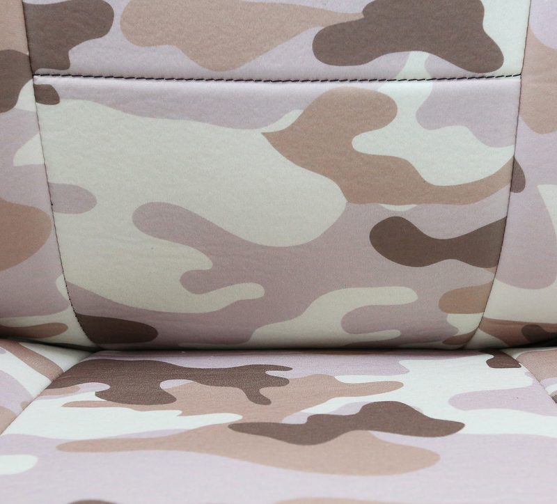 Traditional Camo Sand custom fit seat cover