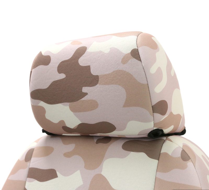 Traditional Camo Sand headrest cover