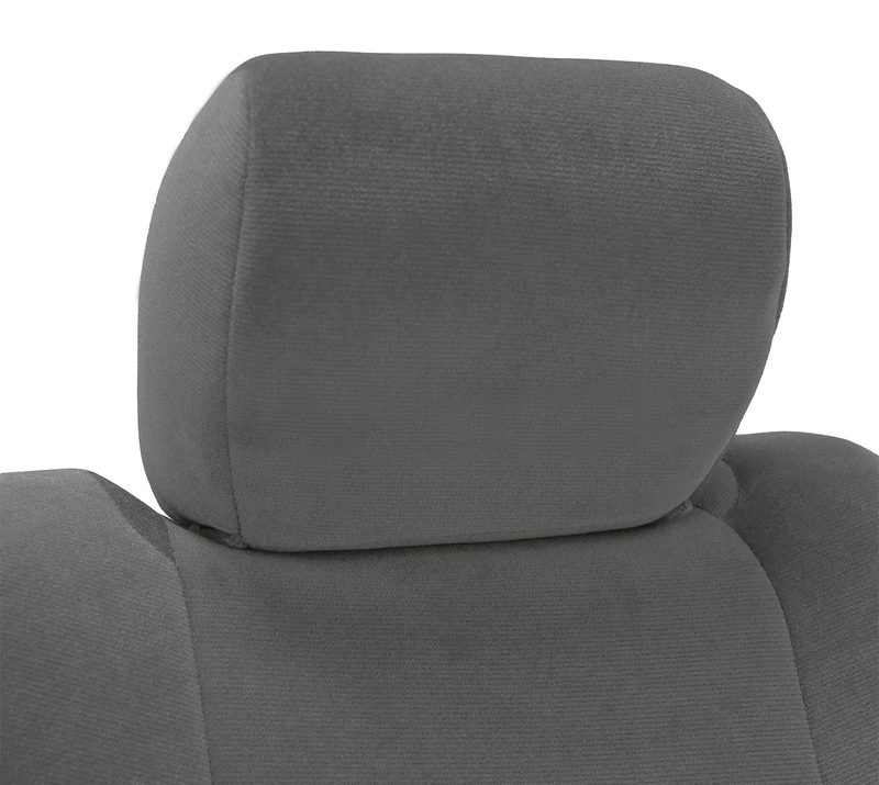 Velour headrest cover