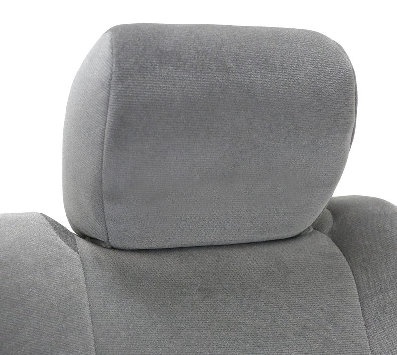 Velour headrest cover