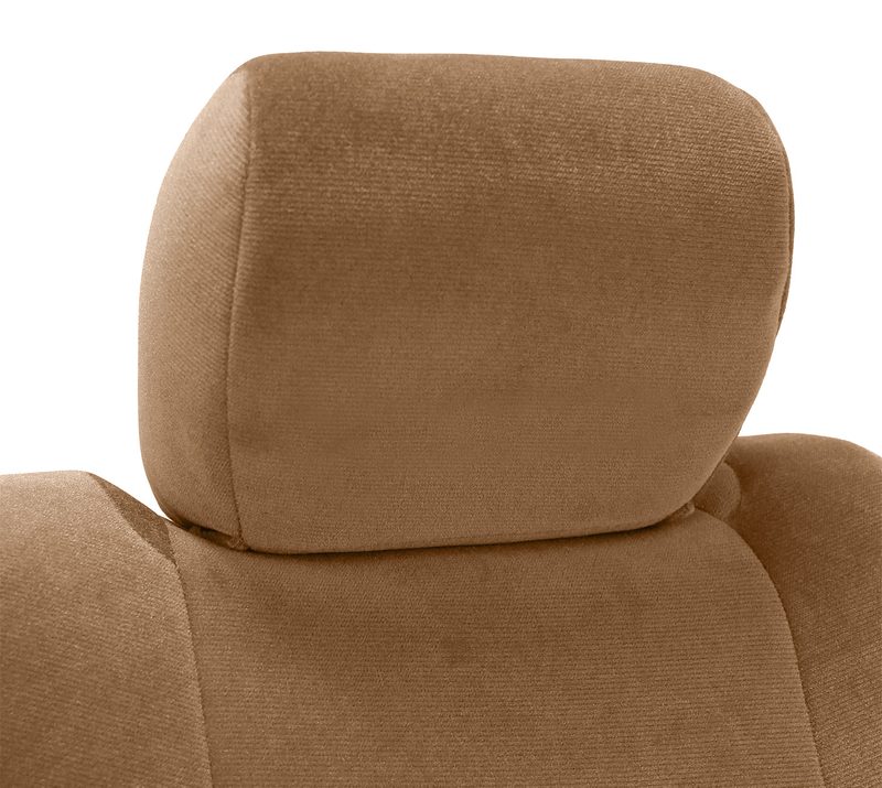 Velour headrest cover