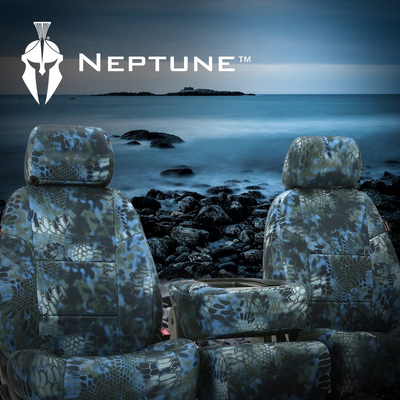 Kryptek Neptune custom fit seat covers