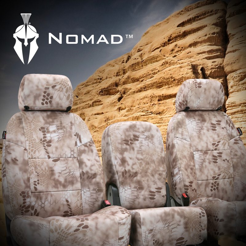 Kryptek Nomad custom fit seat covers