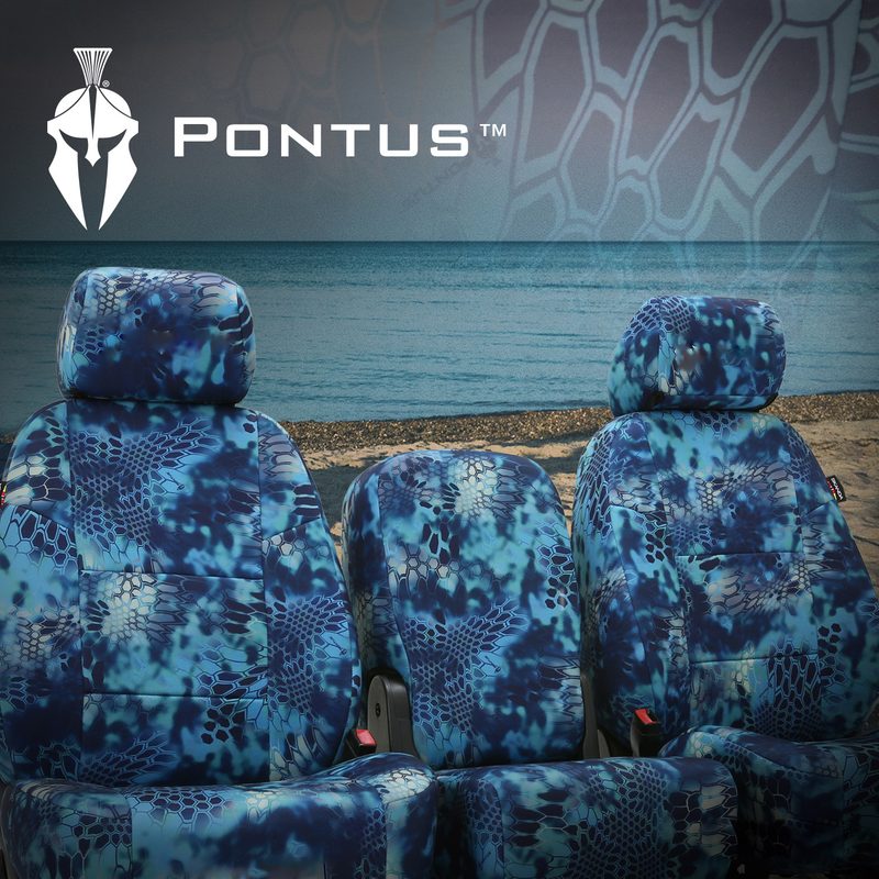 Kryptek Pontus custom fit seat covers