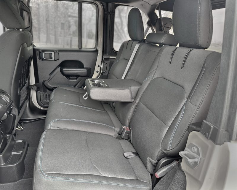 Jeep Wrangler rear 60/40 bench seats with folding armrest